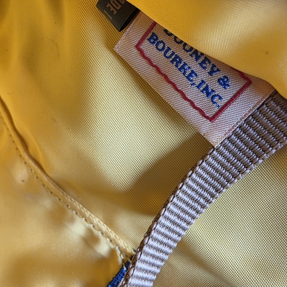 Dooney & Bourke Sanibel Blue and White coastal hand Bag beach vacation purse - Picture 15 of 16